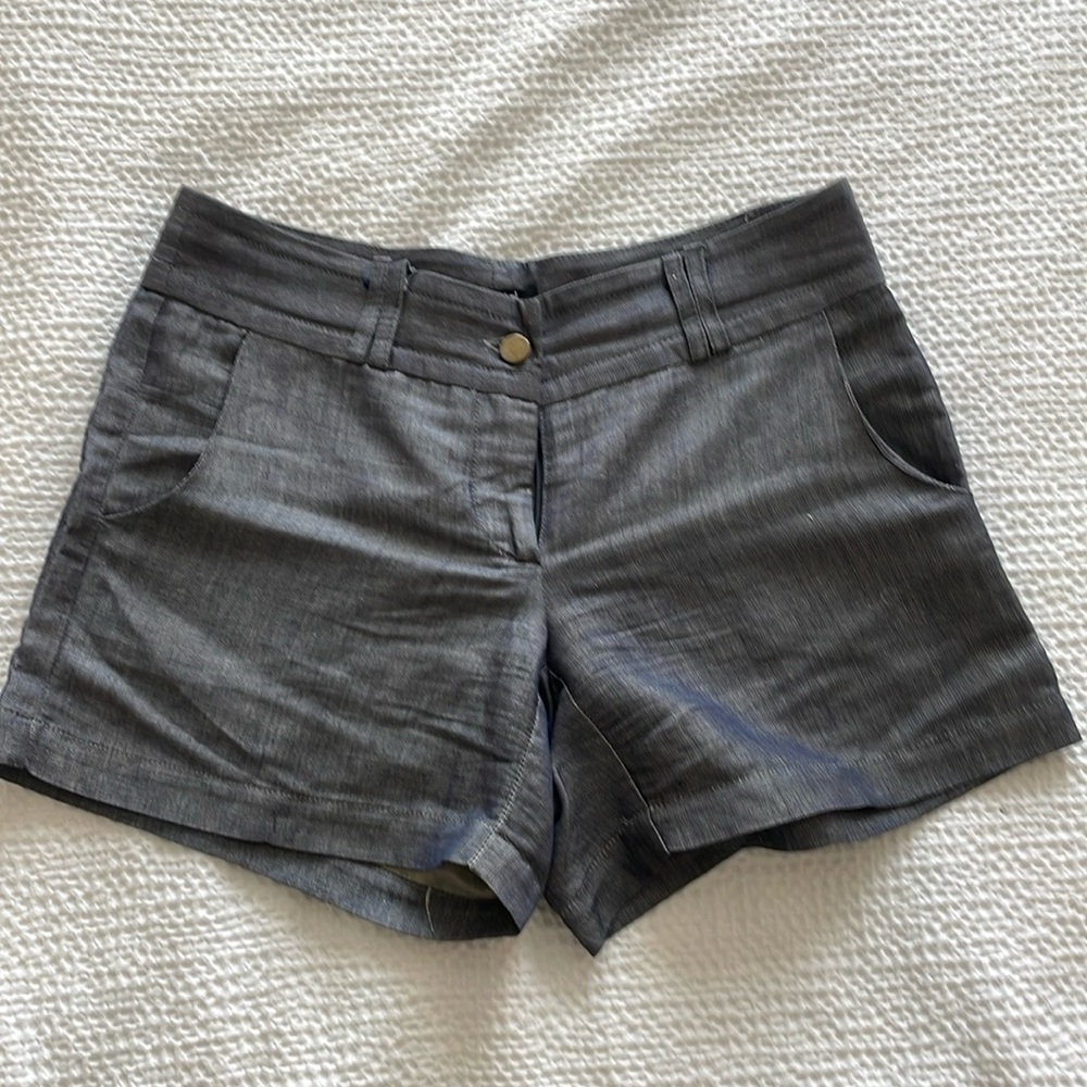 Liquid chambray shorts